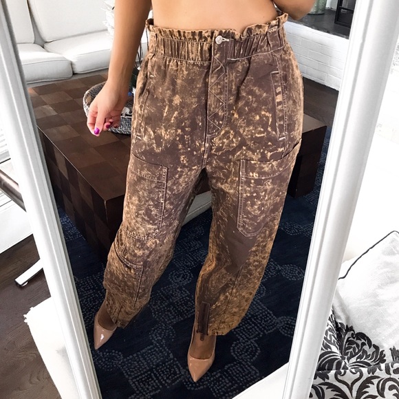 🆕 URBAN OUTFITTERS BROWN DISTRESSED BAGGY PANTS! - Picture 5 of 9